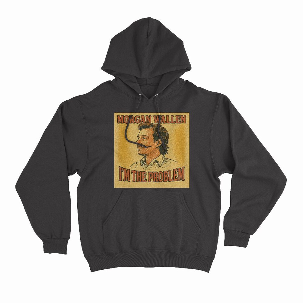 (NEW) Morgan Wallen - I'm The Problem Black Hoodie
